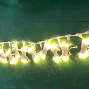 Factory 2×1.5m 380LED 220-240V CE ROHS IP65 Waterproof High CRI 95 Dimmable LED Curtain Lights for Christmas Outdoor Use