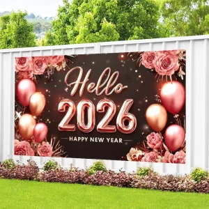 Factory Backdrop Custom Festival Decorations Indoor New Year Banner Custom