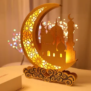 Factory Battery Powered Ramadan Festival Decorative Lights for the Moon