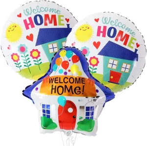 Factory Big Welcome Home House Warming Balloons Foil House Shaped Balloon for Welcome Home Decorations