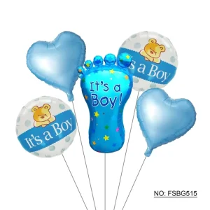 Factory Birthday Foil Balloon Set Baby Shower Party Decoration Helium Balloons Cartoon Theme Event Supplies