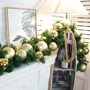Factory Customized 60cm Artificial Wreath Halloween Easter Father’s Day New Year Decorations Commercial Purpose