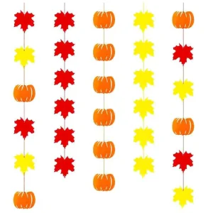 Factory Customized Design Thanksgiving Decorations Felt Garland Hanging