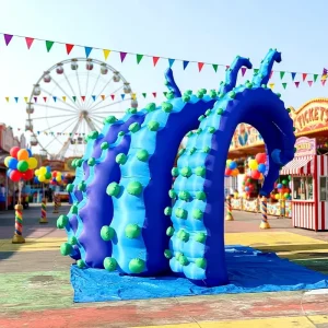 Factory Customized Inflatable Octopus Tentacles Legs Arms with Led Light Ocean Theme Event Decor for Parties Festivals