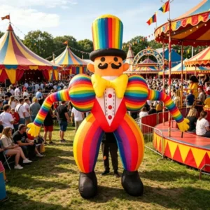 Factory Direct Custom Inflatable Clown Model for Commercial Activity Parade Decoration