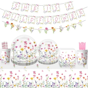 Factory Direct Customized Party Supplies Disposable Paper Plates for Field Lake Birthday Valentine’s Day Easter Themes