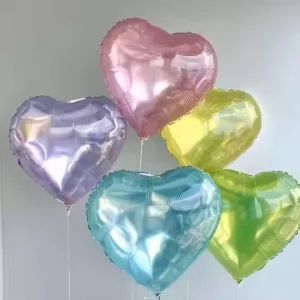 Factory Direct Jelly Color Star Heart Shape Balloon Accessories for Children’s Day Party Supplies Crystal Balloons
