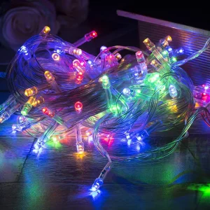 Factory Direct LED String Lights Star Lights for Outdoor Colorful Festive Christmas Pvc 60 Luces Led Navidad Easy Installation