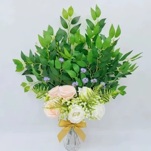 Factory Direct Sales Artificial Greenery Garland 67cm Lush DIY Wedding Bouquets Italian Ruscus Stems