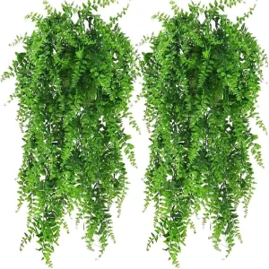 Factory Direct Sales Artificial Wall Hanging Persian Grass Vine Artificial Hanging Fern Vine Hanging Green Plants