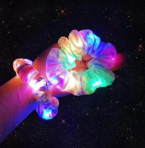 Factory Direct Sales LED Luminous Hair Bundle Women’s Holiday Party and Girls Decorations