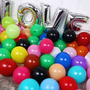 Factory Direct Selling Burgundy Color 12in Latex Balloons for Party Decorations Custom Logo Option EN71 Certified