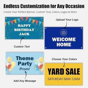 Factory Direct Supply Custom Vinyl PVC Material Advertising Banner HN HF Model for Trade Use