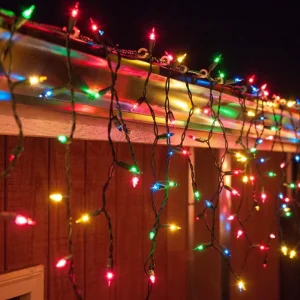 Factory Direct UL Replaceable Outdoor Multi Mini Icicle Curtain Lights Christmas Luces Navida