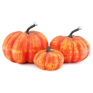 Factory Halloween Pumpkin Faux Decoration Orange Pumpkin Vegetable Food Model for Christmas Party Decoration