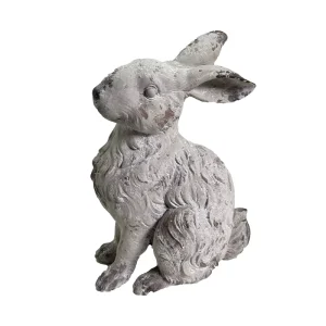 Factory Handmade Magnesia Ornaments Magnesia Crafts Manufacturer Retro Sitting Rabbit Ornament Decor