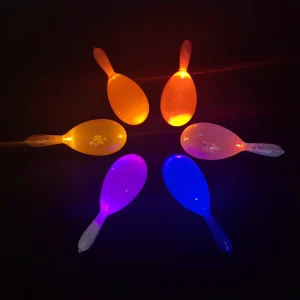 Factory New Type LED Flashing Plastic Maracas Cheerleading Party Festival Supplies Decoration