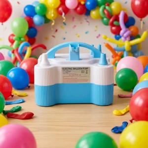 Factory Portable Dual Nozzle Electric Balloon Pump 110V 22OV Air Blower Inflator for Birthday Wedding Party Decoration