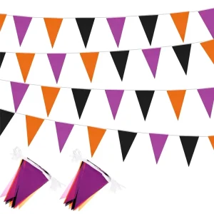 Factory Price Banner Polyester String Bunting Flags Promotional Decoration Indoor Outdoor Birthday Party Festival Bunting Flags