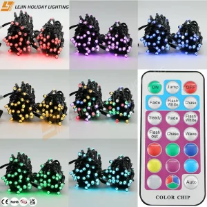 Factory Price Christmas Copper IP65 10M RGB String Light for Holiday Garden Outdoor Ornament