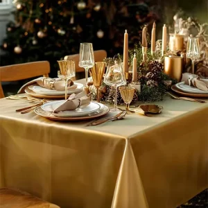 Factory Price Colorful Disposable Tablecloth Table Cover for Party Tableware and Decorations Envents