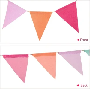 Factory Price Custom Celebration Festival Decoration String Flag Pennants Triangle Full Color Bunting Banner