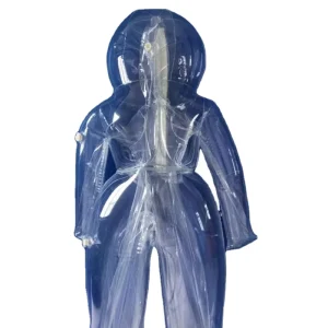 Factory Price Customize Size Airtight Clear PVC Suit Inflatable Costume for Adult