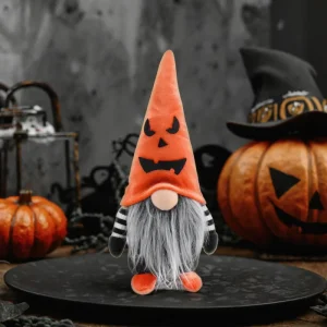 Factory Price Halloween Swedish Tomte Nordic Plush Nisse Gonk Small Handmade Pumpkin Gnomes