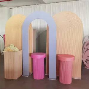 Factory Romantic Modern PVC Backdrop Birthday Party Decoration Set for Wedding Party Decoration