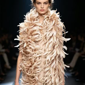 Factory Rooster Tail Feather Boa Dyed Pattern Garment for Carnival Festival Party Wedding Decor Costumes