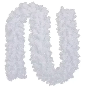 Factory Sale Christmas Holiday Decoration 270 CM White Christmas Artificial Xmas Tree Garland