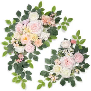Factory Silk Artificial Elegant Vintage Floral Swag for Wedding Hotel Decorations Valentine’s Day Graduation Mother’s