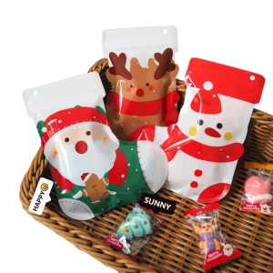 Factory Special Offer New Christmas Decorative Socks Candy Gift Packaging Bag Holiday Gift Bag