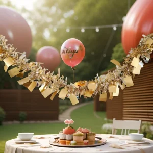 Factory Square Matte Tinsel Garlands Christmas Decorations for Birthday Parties