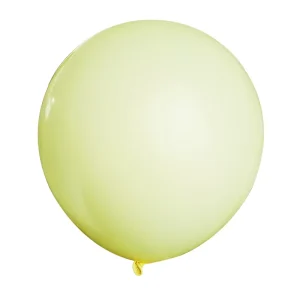 Factory Supply 18 Inch Yellow Pastel Color Macaron Round Latex Balloon for Wedding