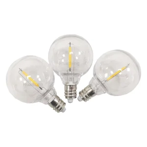 Factory Waterproof Replacement G40 Festival Decoration Plastic Transparent LED Globe String Lights Replacement Bulb