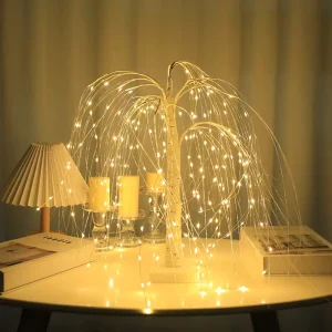 Factory direct Christmas Decorative Night Light Creative Multi functional LED PVC String Lights Lifelike Birch Tree Dual use