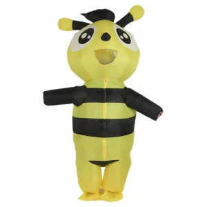 Factory direct Yellow Eco-friendly Customizable Inflatable Bee Costume Adults Cute Cartoon Design Polyester Material
