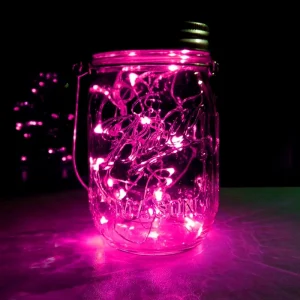Fairy Lights Battery Operated with Button Control 50 100 Led IP44 Waterproof Firefly Lights Silver Wire 5m 10m Christmas