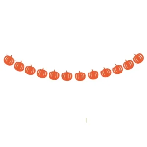 Fall Knit Pumpkin Tassel Garland 7in 8pcs Thanksgiving Yarn Banner Mantel Home Decoration