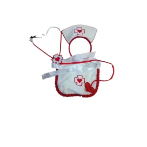 Fancy Dress up Costume Apron Stethoscope Nurse Party Headband HPC 0726