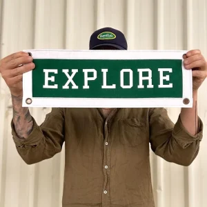 Fast Delivery Boho Display College Team Pennant Custom Explore Car Felt Wall Hanging Flags