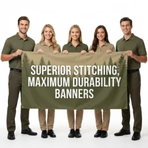 Fast Delivery Custom Advertising Banners for Real Estate Listing Durable Polyester Double Sided Printing Tear Resistant