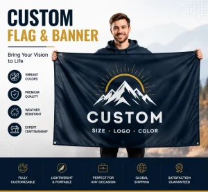 Fast Delivery Personalized Customized Flag Advertisements Banners Outdoor Flags for Sports Events Trade Fairs Festival