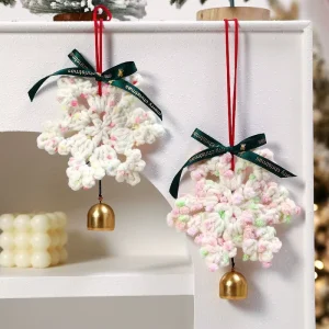 Felt Snowflake Christmas Tree Ornaments
