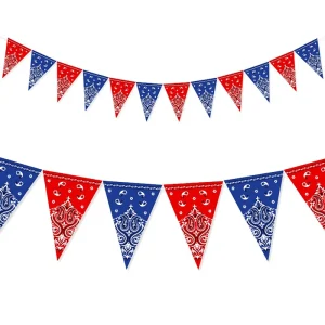 Festival Celebration Outdoor Decoration Banner Colorful Birthday Banners Triangular Flags Hanging Props
