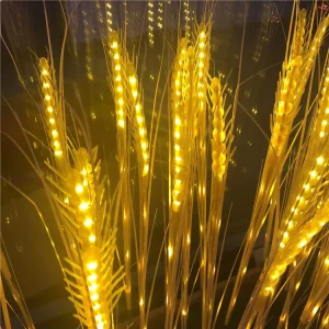 Festival Christmas Celebration Event LED Light Outdoor Use Wheat Shape Lamp for Garden Decoration