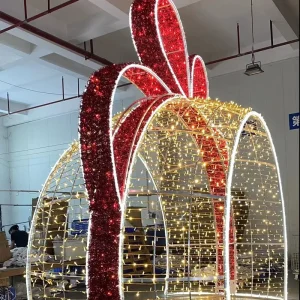 Festival Decorations Garden Light 3D Led Ball Motif Light Outdoor for Holiday Decoration