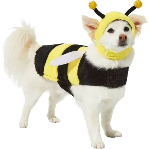 Festival Dog Clothes Doggy Cosplay Bee Halloween Funny Dog Costume Warm Winter Dog Vest