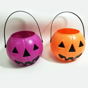 Festival Gift Toys Halloween Candy Basket Plastic Pumpkin Bucket